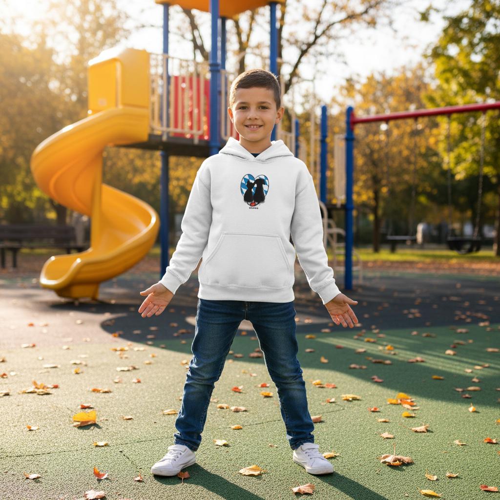 Würzburg Kinder Hoodie Pullover mit doppelt gefütterter Kapuze