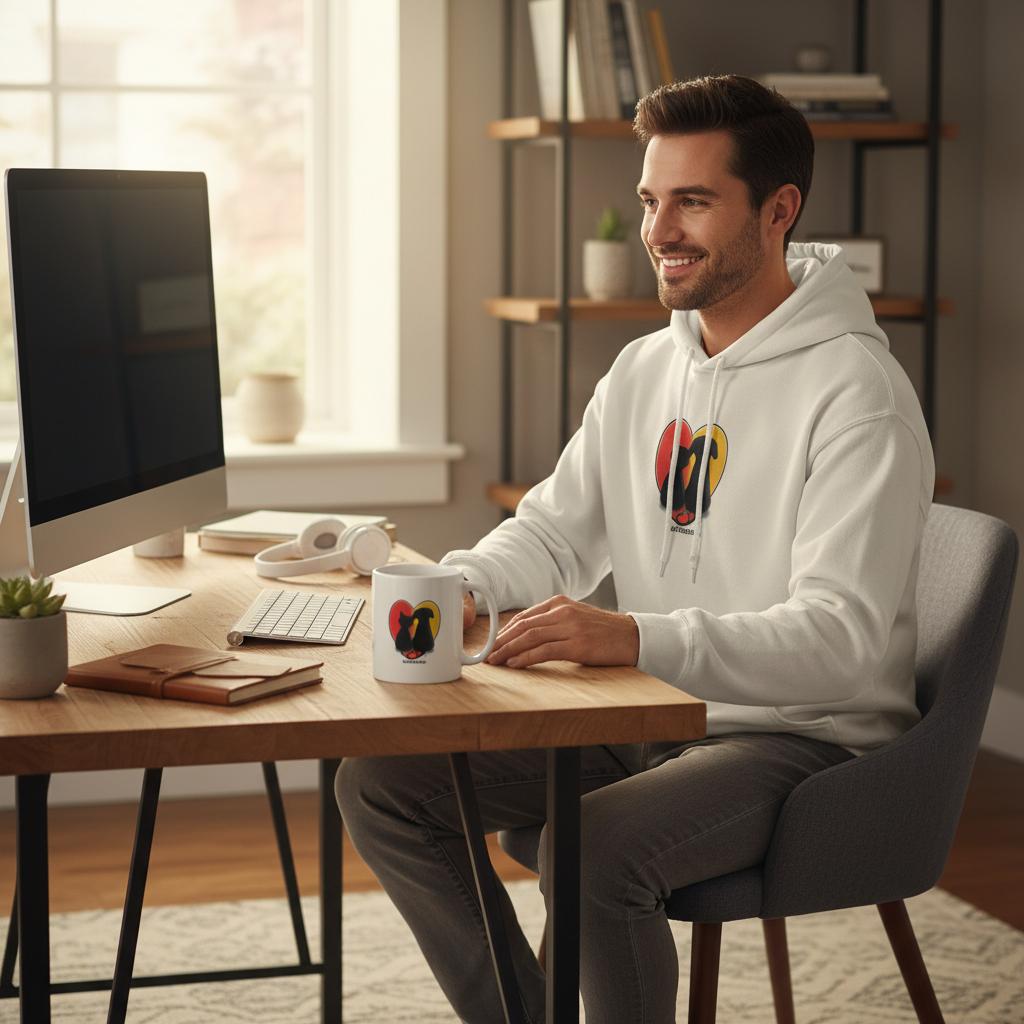 Kaffee- & Frühstücks-Tasse Würzburg, 325 ml, Keramik, weiß, spülmaschinen- und mikrowellenfest